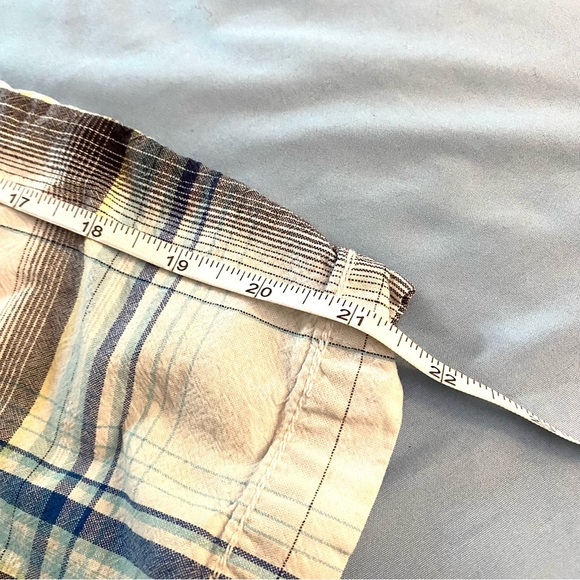 Urban Heritage Selvage Weight 100% Cotton Shorts Men’s Size 32 White Plaid - Picture 9 of 9